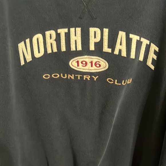 Vintage page& Tuttle pull over sweatshirt dark blue extra large - Picture 3 of 5